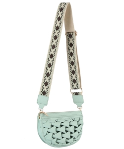 Crossbody Bag With Guitar Strap GLE-0126 MINT